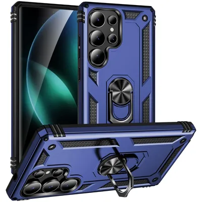 Immagine prodotto di Custodia Armor Shield per Samsung Galaxy S26 Ultra Custodia Ultra Hybrid Custodia protettiva per cellulare, blu