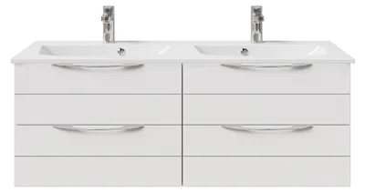 Produktbild von PELIPAL Serie 6025 SET-045-050 Waschtisch mit Unterschrank bestehend aus: Waschtisch, Waschtischunterschrank  / 132cm