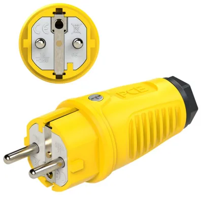 Produktbild von Gummistecker PCE 0521-ES gelb
