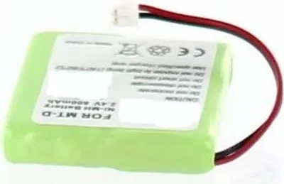 Produktbild von Akku für Telekom Sinus A201 NiMH 2,4 Volt 500 mAh grün.
