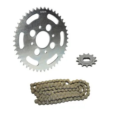 Produktbild von Kettensatz 3-teilig silber 13/46 Zähne für Hercules MK 1 2 S (Speichenfelgen) / MK 3 4 / Supra 4 Enduro