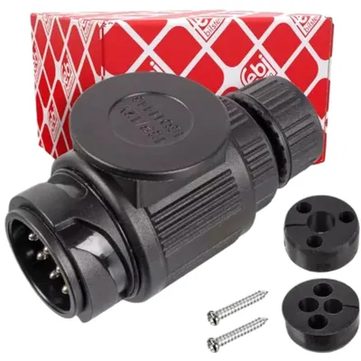 Produktbild von Febi 13-Poliger Anhänger ersatz Stecker 12V KFZ PKW Auto Wohnanhänger Trailer