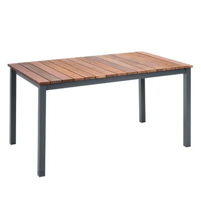 Produktbild von Greemotion Mackay, Braun, Aluminium, Eukalyptus, Rechteckige Form, 4 Bein(e), 6 Person(en), 1500 mm