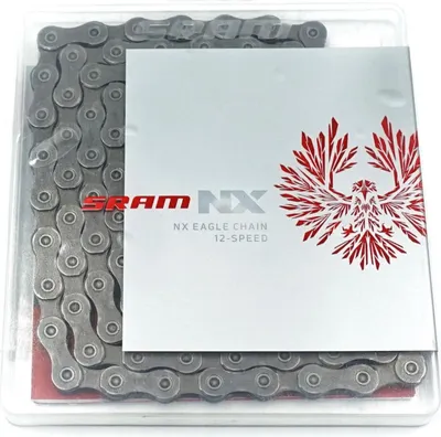 Produktbild von SRAM PC NX Eagle 12-fach Kette 126L + Clips