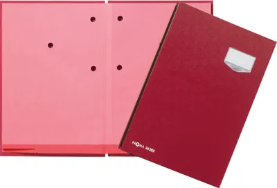 Obrázok produktu pre Podpisový priečinok Pagna DE LUXE 20 priehradiek - A4 - kartón - červená - na výšku - 240 mm - 25 mm