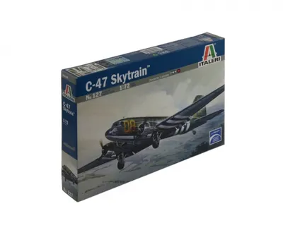 Obrázok produktu pre Italeri C - 47 SkyTrain, Model lietadla s pevnými krídlami, Montážna sada, 1:72, C - 47 SkyTrain, Akékoľvek pohlavie, Plast