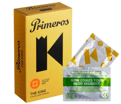 Obrázek produktu pro Primeros The King Extra Velké Kondomy 12 ks