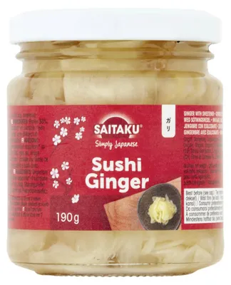 Zdjęcie produktu dla Saitaku Sushi Ginger, Imbir, 110 g