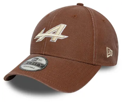 Produktbild von Alpenkappe, gewaschen, New Era, 9FORTY, braun