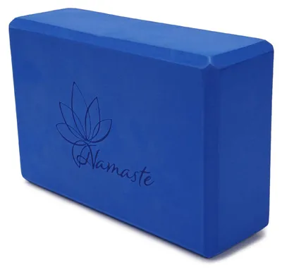 Produktbild von yogabox Yogaklotz / Yoga Block high density XL - blau 23 x 15 x 7,5 cm