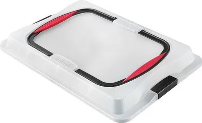 Produktbild von Famanu Backform To Go - Backblech mit Transportdeckel, Schwarz