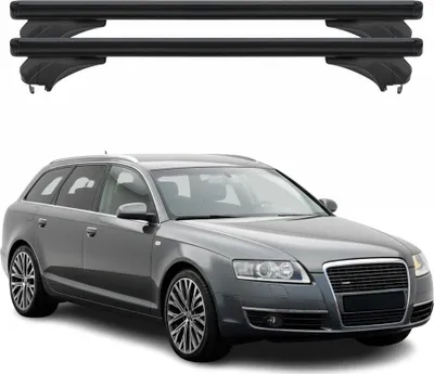 Obrázek produktu pro Menabo nosič střešních nosičů pro Audi A6 4F Avant 2004-2011 hliník černý 2x