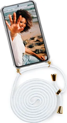 Produktbild von TWIST-Case + TWIST-Cord für Samsung Galaxy S21 Plus, Farbe:Marshmallow (Gold)