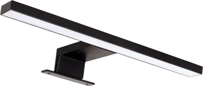 Produktbild von LED Wandleuchte Aluminium 30 cm breit IP44 Schwarz länglich 4100 K neutralweiß 530 lm Modern Wandlampe Bad
