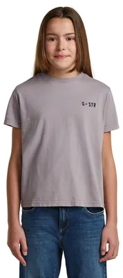 Produktbild von G-STAR Girls Miller T-Shirt, Grau (Quick Silver D29739-01-J258), 16