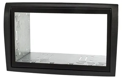 2-DIN Radioblende für Fiat Ducato, Peugeot Boxer, Citroen Jumper, schwarz