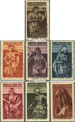 Produktbild von Briefmarken Saarland 1934 Mi 171-177 (kompl.Ausg.) postfrisch Volkshilfe
