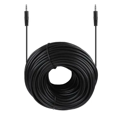 Obrázok produktu pre 3.5 mm medený tienený zvukový kábel pre reproduktory s náhlavnou súpravou 30 m