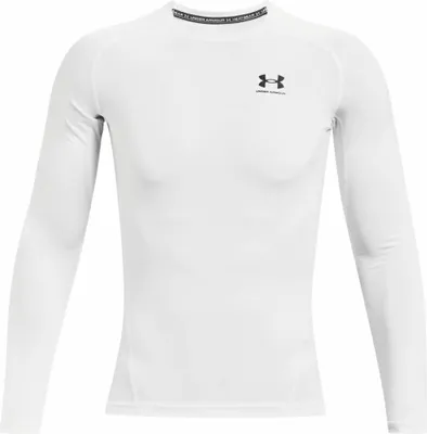 Obrázok produktu pre Pánske tričko Under Armour Heat Gear Camp s dlhým rukávom - 1361524 , farba:biela, textil:XS