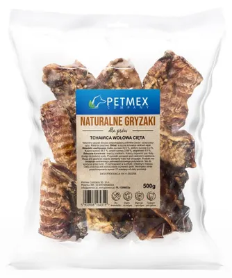 Obrázek produktu pro PETMEX hovězí průdušnice – pamlsky pro psy – 500 g