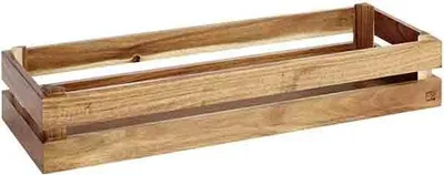 Produktbild von APS 11623 Holzbox SUPERBOX, Akazienholz, 55,5 x 18,5 cm, Höhe 10,5 cm, braun
