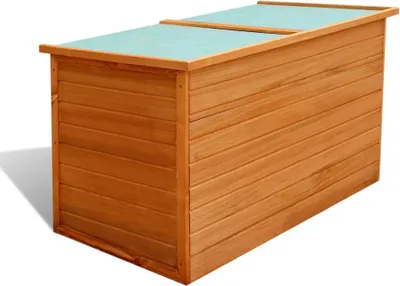 Zdjęcie produktu dla vidaXL Skrzynia ogrodowa 126x72x72 cm drewniana
