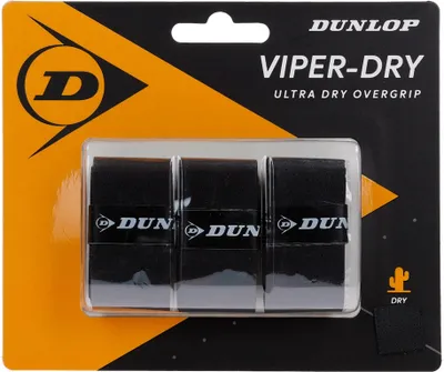 Produktbild von Dunlop Viperdry Tennis-overgrip 3 Einheiten Schwarz Schwarz One Size