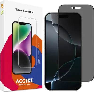 Image de Accezz Gehard Glas Privacy Screenprotector pour l'Apple iPhone Air