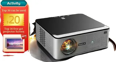 Image de Projecteur Full HD, luminosité de 35000 lumens, autofocus, projection de 300 pouces