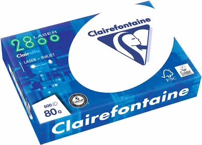 A box of Clairefontaine paper.