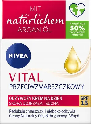 Immagine prodotto di NIVEA 81285 NIVEA VITAL ANTI-FALTEN INTENSIV PLUS LSF 15 Gesichtscreme 50,0 ml