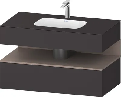 Produktbild von DURAVIT QA4786043800010 QTG EWT KWTU 1000 Wß Hgl. Be