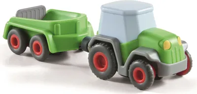 Obrázok produktu pre HABA Tractor with trailer, Traktor, 2 rok / roky, Akrylonitrilbutadienstyren (ABS), Zelená