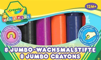 Produktbild von Crayola Mini Kids Wachsst.Jum.8St.
