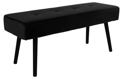 Produktbild von Elegante Bank BISKY schwarz Samt ca. 100cm