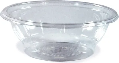 Produktbild von 50x Salatschalen rund Ø 17,6 x 5,9 cm klar 600 ml (PET)