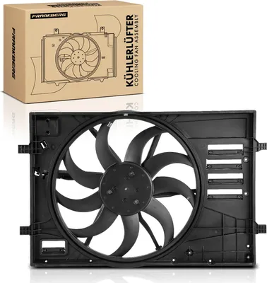 Obrázok produktu pre Frankberg 1x chladič motora s jedným ventilátorom s rámom ventilátora chladiča VW Golf VII Sportsvan Jetta IV 1.4L TSI