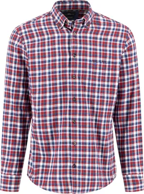 Produktbild von Fynch Hatton Hemd kariert Flanell rot