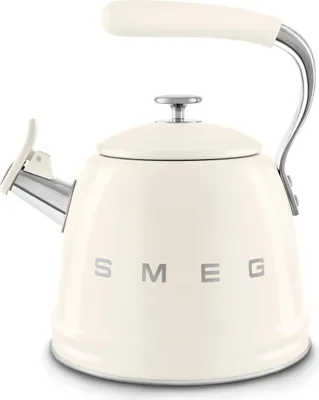 Zdjęcie produktu dla Smeg - Czajnik tradycyjny z gwizdkiem 50's Retro Style WKF01CR 2,3L Kremowy