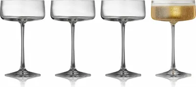 Produktbild von Lyngby Glas Lyngby Champagnerglas Zero 26 cl 4 Stk., Champagnerglas, 260 ml, Kristall, Glas, Transparent, 160 mm, 4 Stück(e)