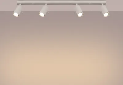 Immagine prodotto di Lampada da soffitto RING 4L beige 4xGU10 10W acciaio 17x6x81cm Sollux Lighting