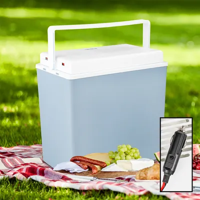 Produktbild von Kühlbox - Elektrisch - 24 Liter - 35,5 x 19,5 x 33,7cm - 12V Anschluss