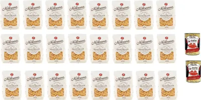 Produktbild von 24x La Molisana Ditali N. 45 Pasta Lenta Lavorazione Teigwaren aus Hartweizengrieß Bronze-Zeichnung 500g + 2x Italian Gourmet Polpa