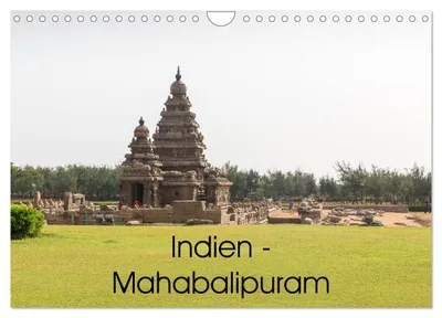 Zdjęcie produktu dla Indie – Mahabalipuram (kalendarz ścienny 2027, format A4 poziomy), kalendarz miesięczny CALVENDO