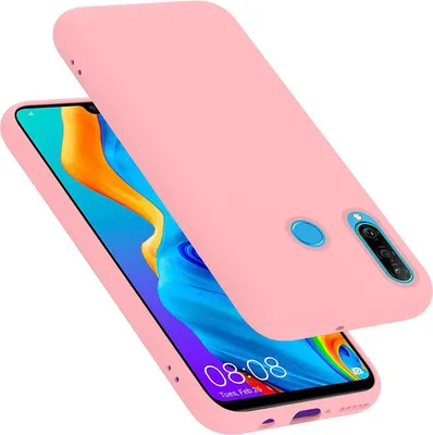 Produktbild von Cadorabo Schutzhülle für Huawei P30 LITE Hülle in Rosa Handyhülle Case Cover TPU Etui