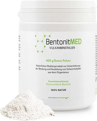Produktbild von Bentonit MED Detox Pulver 400g - Medizinprodukt