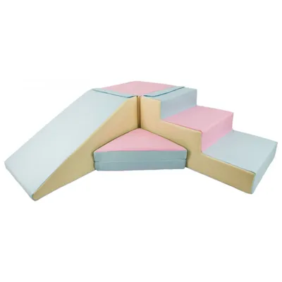 Produktbild von Set mit 4 Schaumstoffblöcken für das Spiel Pink, Blau, Gelb