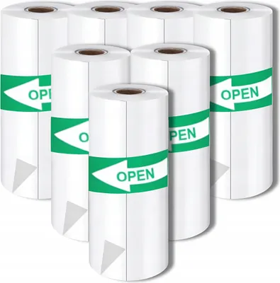 Obrázok produktu pre 7xpapier termálna lepiaca rolka pre tlačiareň štítkov pre fotoaparáty