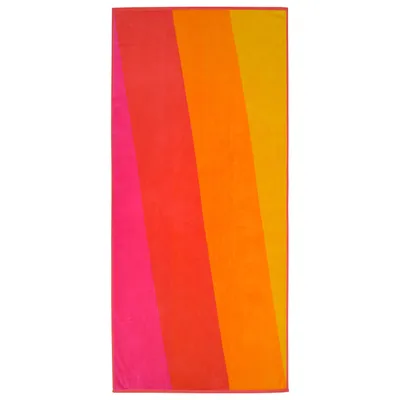 Produktbild von Dyckhoff Strandtuch Sunset grenadine, 80 x 180 cm