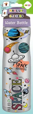 Image de Stickers décoratifs Bouteille d'eau Aventure spatiale Couleur joyeuse